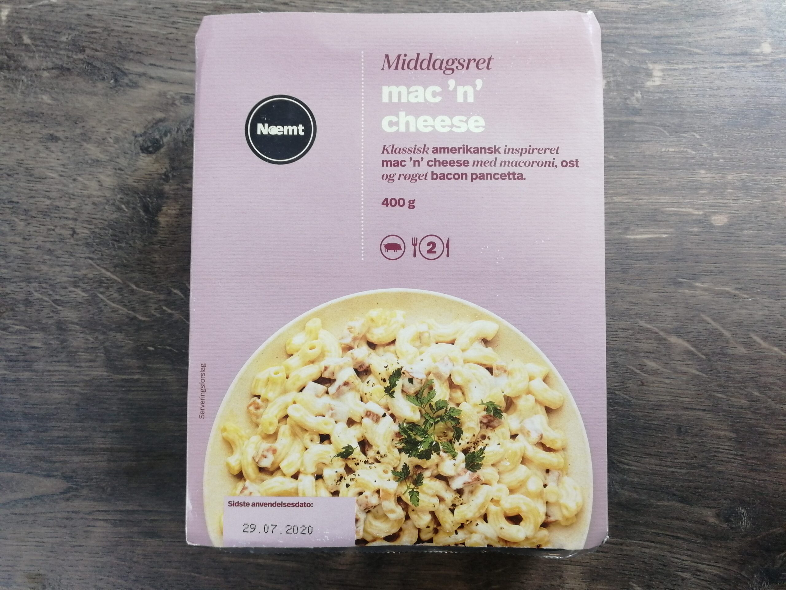 Mac’n’Cheese fra Næmt i Netto