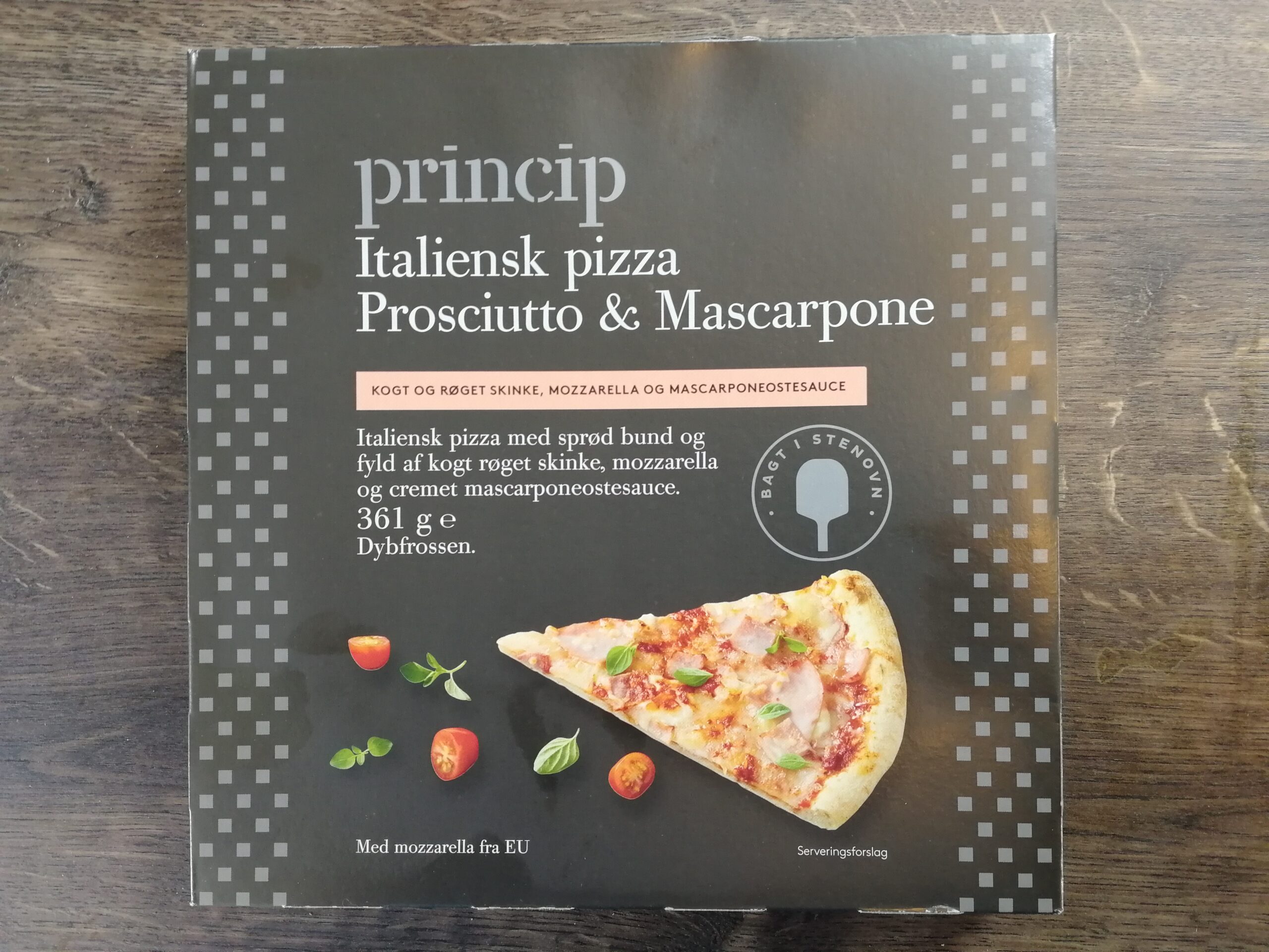 Italiensk Pizza med Prosciutto & Mascarpone fra Princip