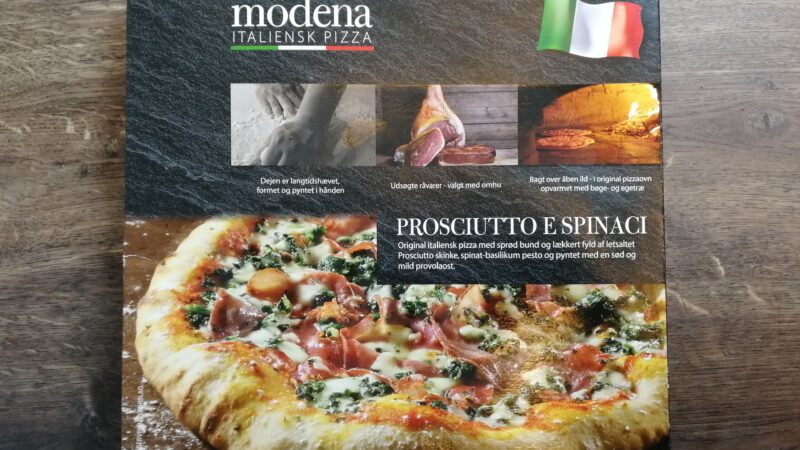 Modena Pizza Prosciutto e Spinaci fra Rema1000