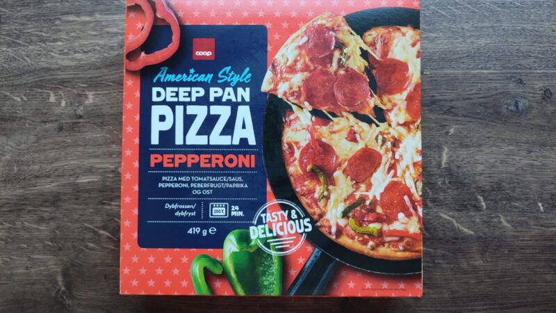 Coop Deep Pan Pizza Pepperoni – Billigt og rimeligt