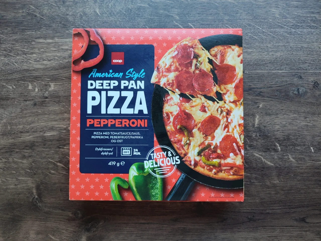 Coop Deep Pan Pizza Pepperoni – Billigt og rimeligt