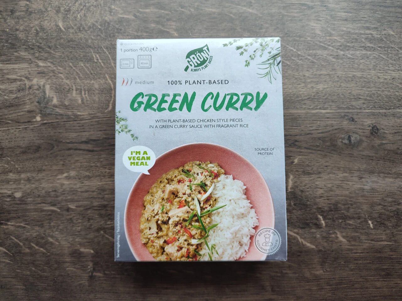 Grönt Green Curry – Vegansk færdigret med god smag