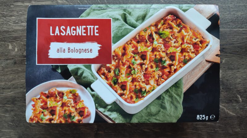 Lasagnette alla bolognese fra Netto