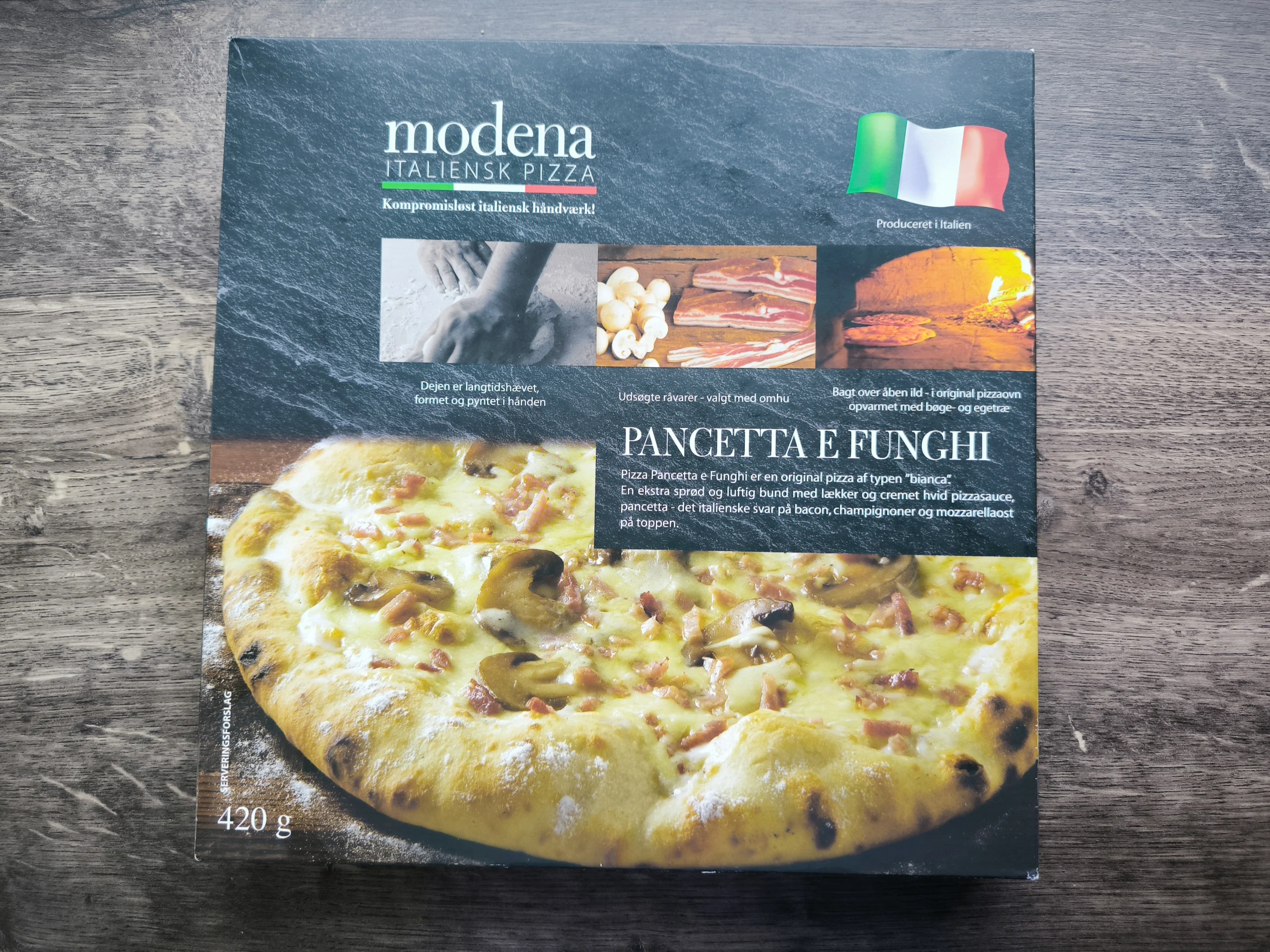 Modena Pizza Pancetta e Funghi